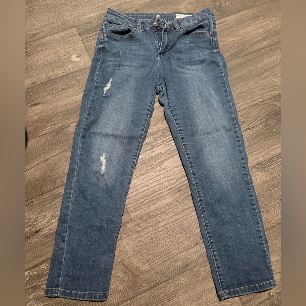 Stylish Blue Straight Leg Women Jeans
